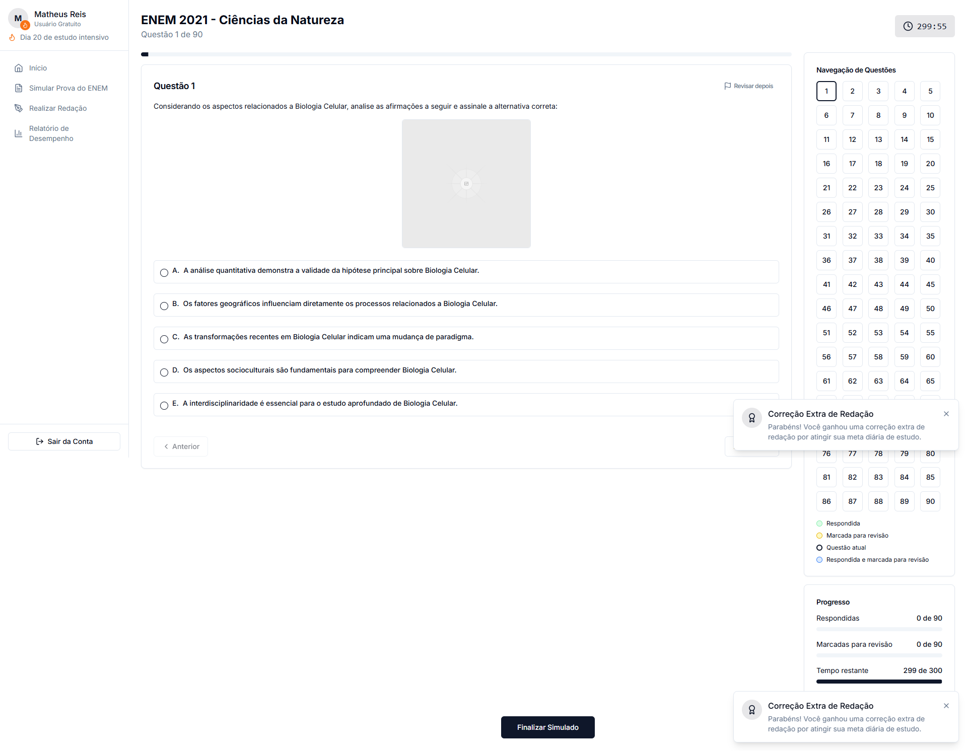 ReviseAi ENEM Study Planner - Additional Image 1